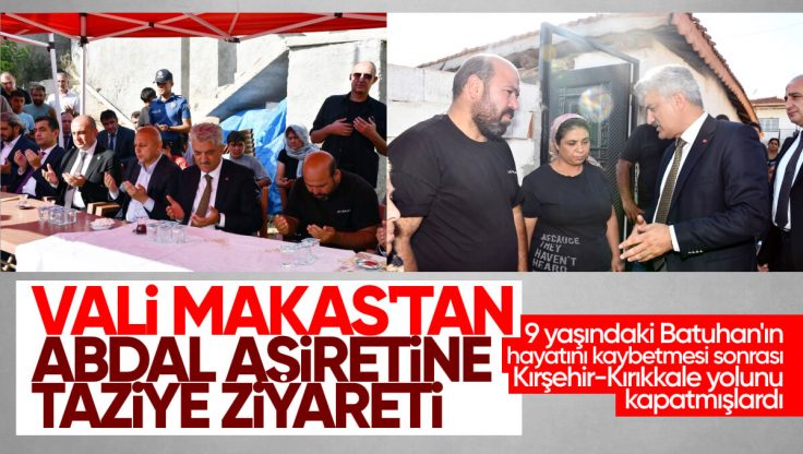 Kırıkkale Valisi Mehmet Makas, Keskin Abdal Aşiretine Taziye Ziyaretinde Bulundu