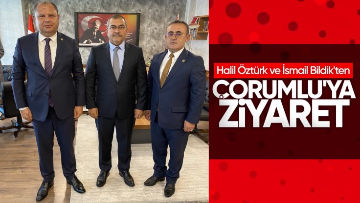 Halil Öztürk ve İsmail Bildik’ten Emniyet Genel Müdür Yardımcısı Mahmut Çorumlu’ya Ziyaret