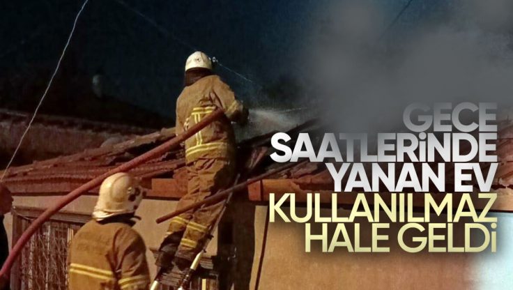 Kırıkkale’de Ev Yangını; Maddi Hasar Oluştu