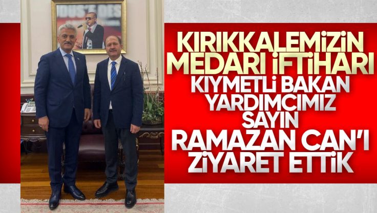 Kırıkkale Valisi Mehmet Makas, Ramazan Can’ı Ziyaret Etti