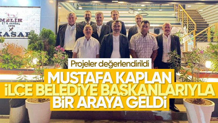 AK Parti Kırıkkale Milletvekili Mustafa Kaplan’dan İlçe Belediye Başkanları ile Verimli Toplantı