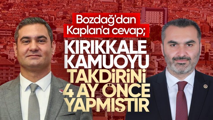 Onur Yüksel Bozdağ’dan Mustafa Kaplan’ın Kırıkkale Belediyesi Açıklamasına Cevap