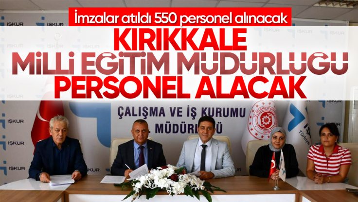 Kırıkkale İl Milli Eğitim Müdürlüğü İşçi Alımı Yapacak, 550 Temizlik Personeli Alınacak!