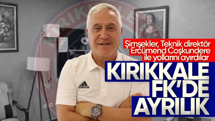 Kırıkkale FK, Teknik Direktör Ercümend Coşkundere İle Yollarını Ayırdı