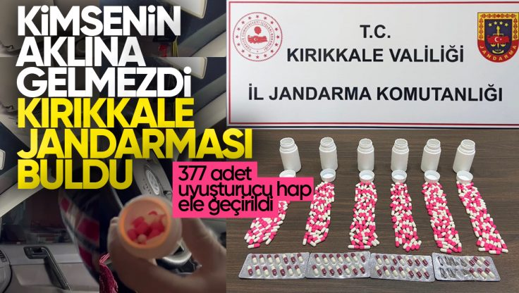 Kırıkkale’de Yol Kontrolünde 377 Adet Uyuşturucu Hap Ele Geçirildi