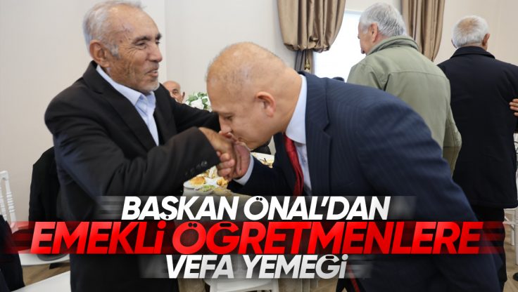 Kırıkkale Belediye Başkanı Ahmet Önal, Emekli Öğretmenlerle Yemekte Buluştu