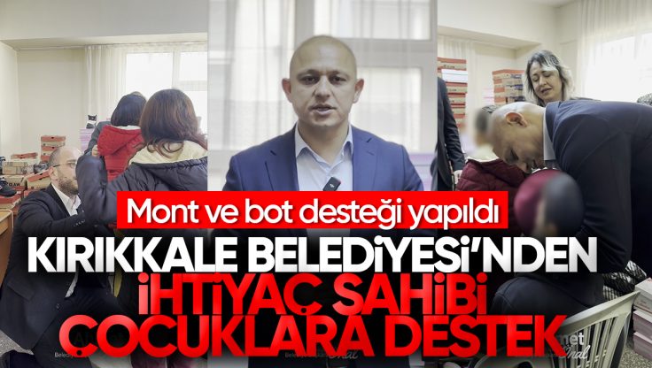 Kırıkkale Belediyesi’nden İhtiyaç Sahibi Çocuklara Kış Desteği