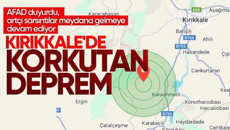 Kırıkkale’de Deprem Meydana Geldi