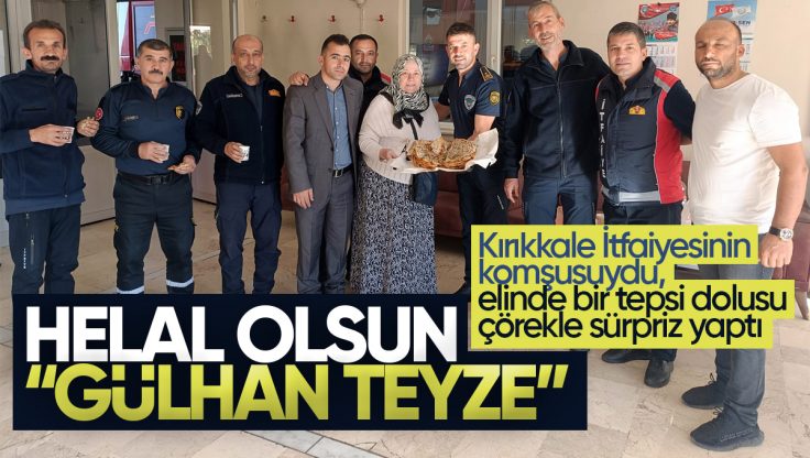 Kırıkkale İtfaiyesine ‘Anne Şefkati’ ile Destek: Gülhan Teyze’den Sıcak Bir Ziyaret