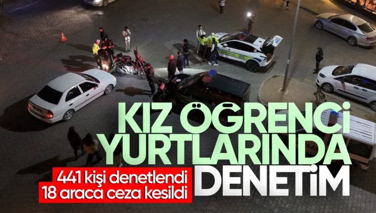 Kırıkkale’de Kız Öğrenci Yurtlarında Güvenlik Denetimi: 441 Kişi ve 76 Araç Kontrol Edildi