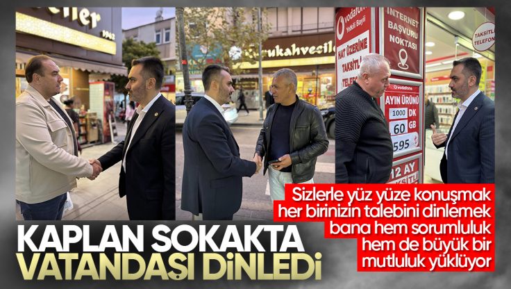 Mustafa Kaplan, Kırıkkale’de Vatandaşların Taleplerini Dinledi