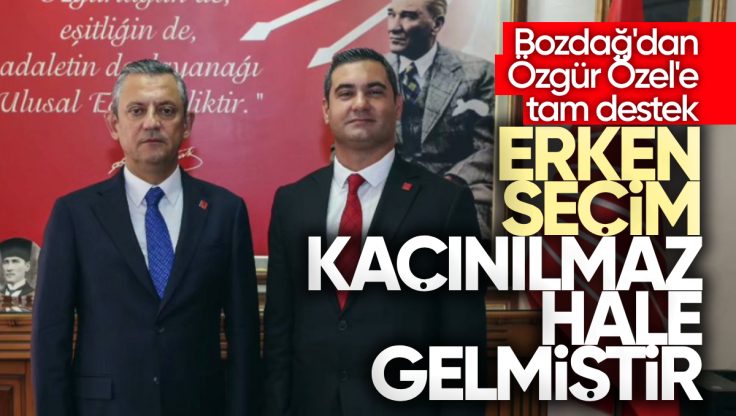 CHP Kırıkkale İl Başkanı Onur Yüksel Bozdağ’dan Erken Seçim Çağrısı, Özel’e Destek Mesajı