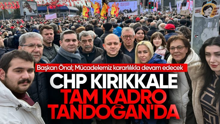 CHP Kırıkkale Tam Kadro Ankara’da Asgari Ücret Mitinginde