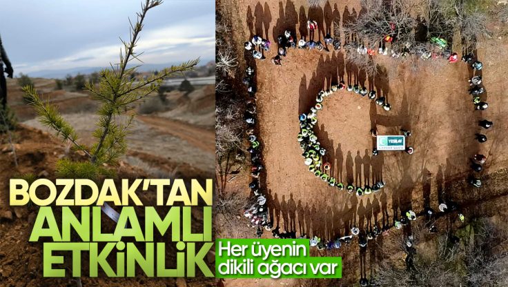 Kırıkkale BOZDAK’tan Anlamlı Etkinlik: Her Üyenin Bir Dikili Ağacı Var!