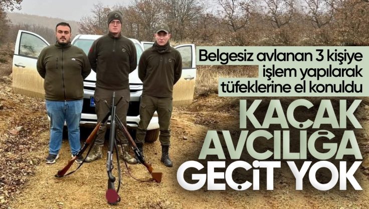 Kırıkkale’de Belgesiz Avcılara Ceza: 3 Av Tüfeğine El Konuldu