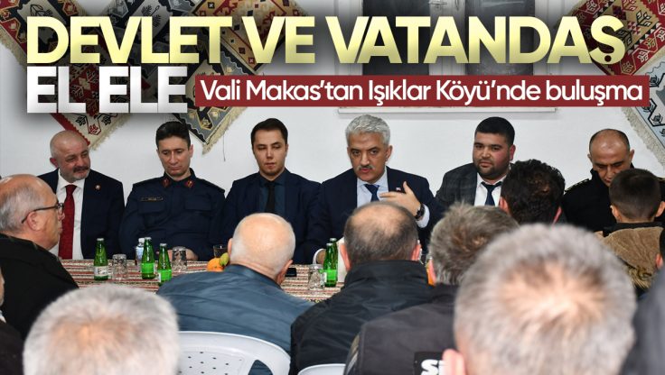 Kırıkkale Valisi Mehmet Makas, Işıklar Köyü’nde Vatandaşlarla Buluştu