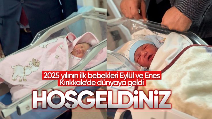 Kırıkkale’de 2025 Yılının İlk Bebekleri Dünyaya Geldi