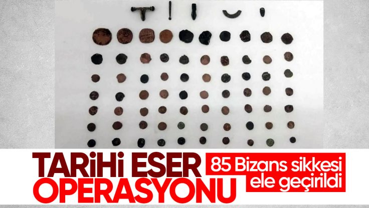 Kırıkkale’de Tarihi Eser Kaçakçılığı Operasyonu: Bizans Dönemine Ait 85 Parça Tarihi Eser Ele Geçirildi