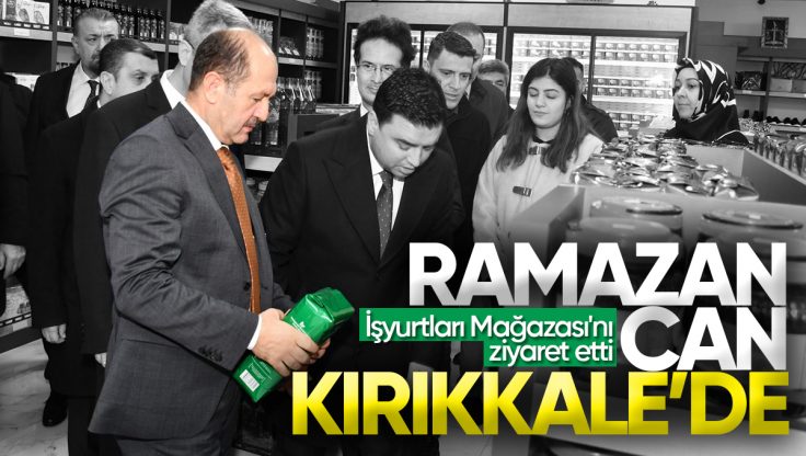 Ramazan Can, Kırıkkale’de Hükümlülerin Emeğini İnceledi: İşyurtları Mağazası’na Ziyaret