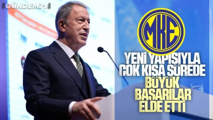 Hulusi Akar’dan MKE Açıklaması