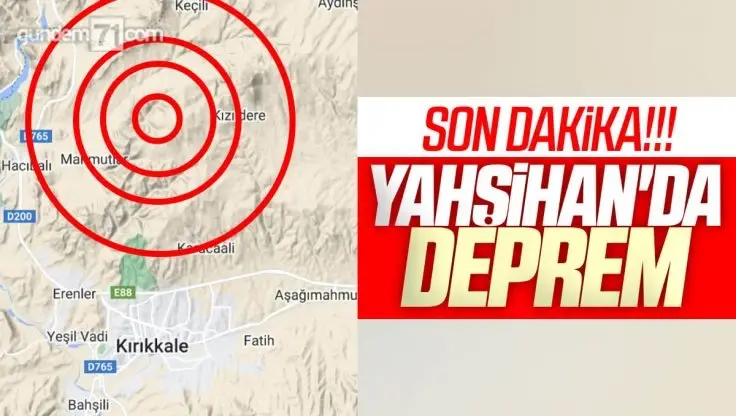 Yahşihan’da Deprem Meydana Geldi