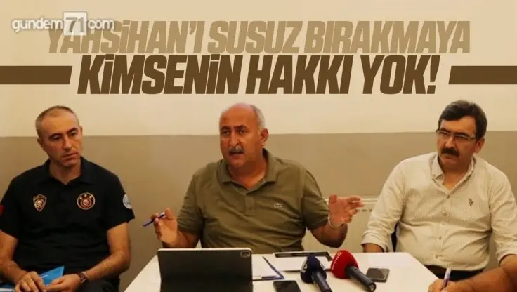 Osman Türkyılmaz’dan Yahşihan’da Yaşanan Su Kesintileri İle İlgili Açıklama