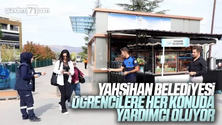 Yahşihan Belediyesi Öğrencilerin Yanında