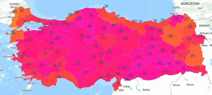 kirikkale-yuksek-sicaklik-hava-derecesi Kırıkkale Kavruldu! Sıcaklıklar Mevsim Normallerinin Üzerinde Seyretmeye Devam Edecek