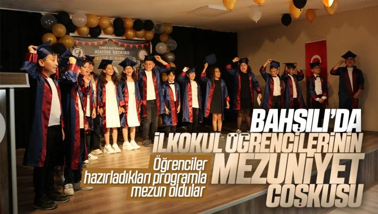 Bahşılı Atatürk İlkokulundan Anlamlı Mezuniyet Töreni
