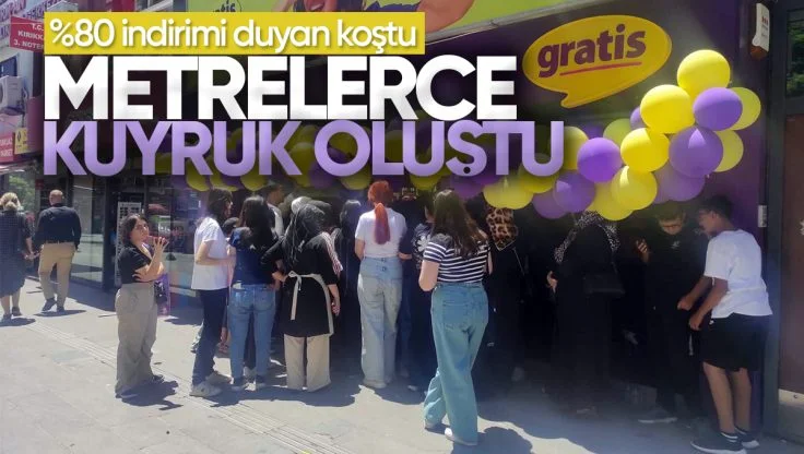 Kırıkkale’de İndirim İzdihamı: Gratis Mağazasında Büyük Yoğunluk
