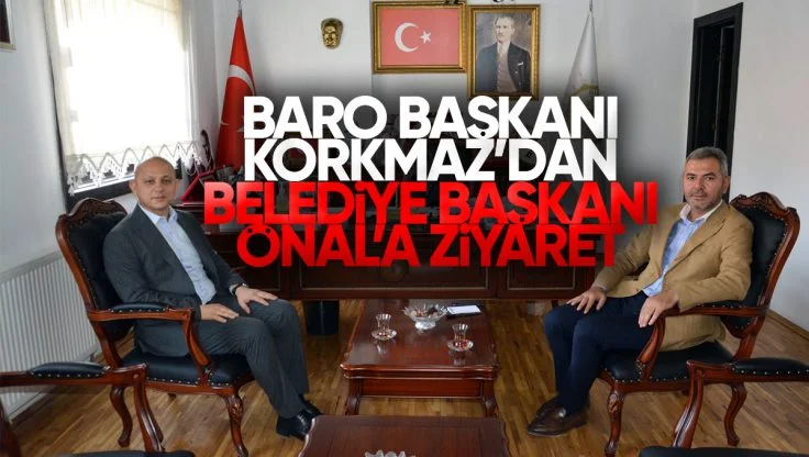 Kırıkkale Barosu Başkanı Korkmaz’dan Belediye Başkanı Önal’a Ziyaret