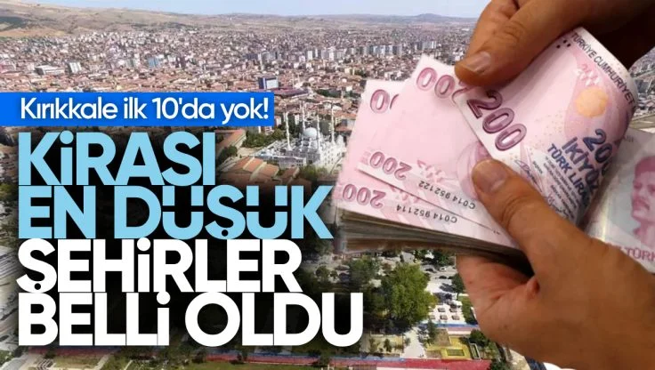 Kirası En Düşük Şehirler Belli Oldu, Kırıkkale İlk 10’da Yok!