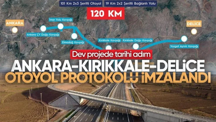 Ankara-Kırıkkale-Delice Otoyolu Protokolü İmzalandı: Ekonomik ve Çevresel Tasarruf Beklentisi