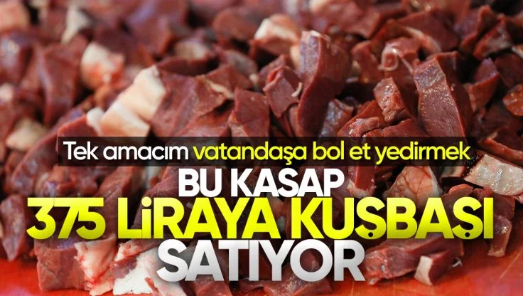 375 Liraya Dana Kuşbaşı Satan Kasap Konuştu: Kırıkkale’de Herkes Ucuza Et Yesin İstiyorum