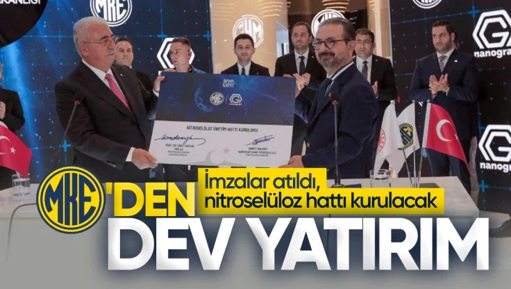 MKE’den Dev Yatırım, Nitroselüloz Üretim Hattı Kurulacak