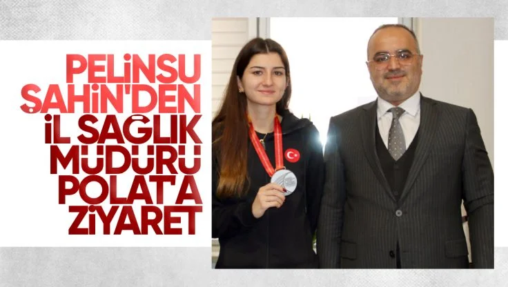 Kırıkkale’li Milli Sporcu Pelin Şahin’den İl Sağlık Müdürü Polat’a Ziyaret