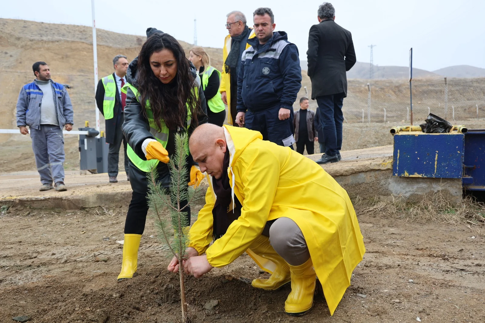 Kirikkalede-Rehabilite-Edilen-Cop-Sahasina-2-Bin-Fidan-Dikildi-5 Kırıkkale'de Rehabilite Edilen Çöp Sahasına 2 Bin Fidan Dikildi