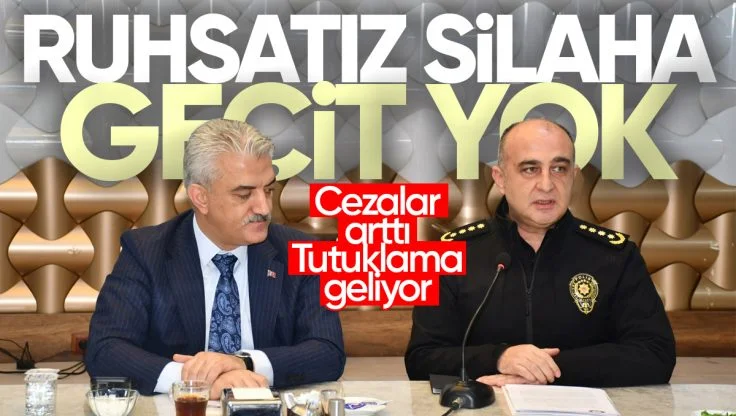 Kırıkkale’de Ruhsatsız Silaha Geçit Yok: Cezalar Arttı, Tutuklama Geliyor!